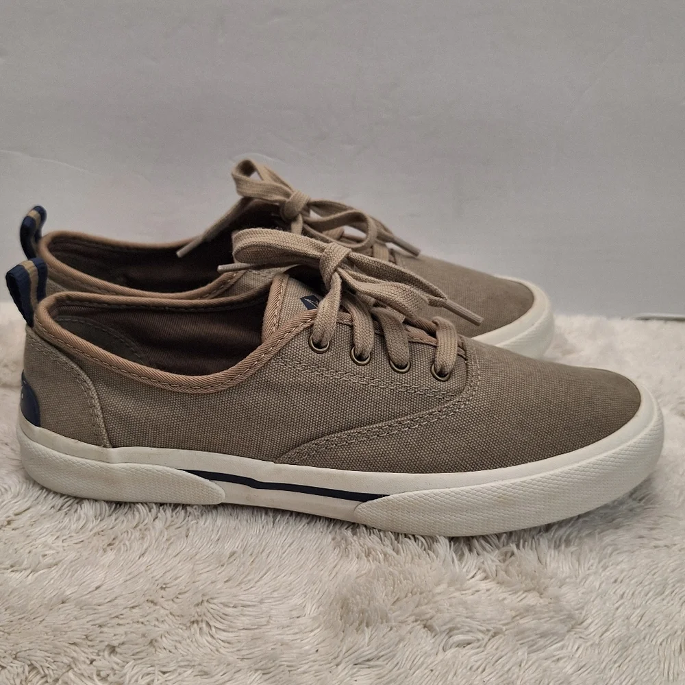Sperry Top Sider Sneaker Women's 7 Taupe